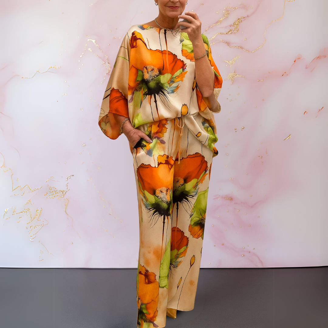 Kvinders Todelt Sæt Med Raffineret Design 4