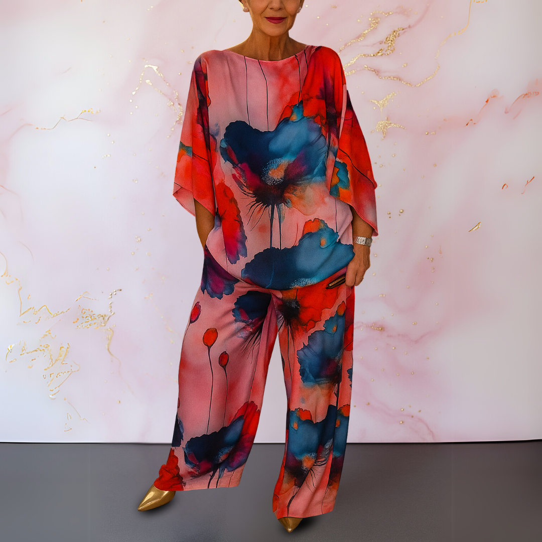 Kvinders Todelt Sæt Med Raffineret Design 5