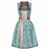 Kvinders Traditionelt Dirndl Kostume med Bluse 3
