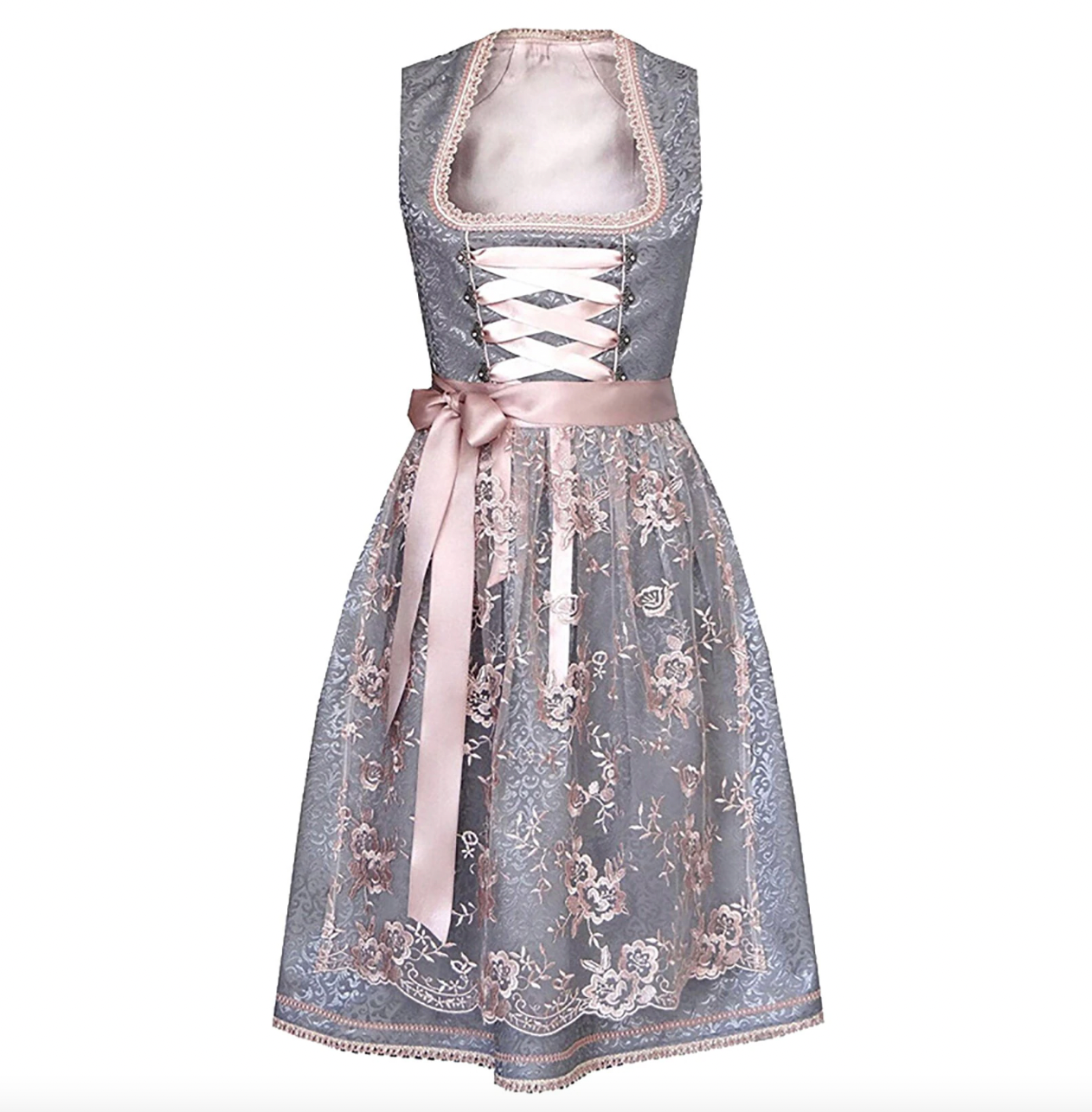 Kvinders Traditionelt Dirndl Kostume med Bluse 4