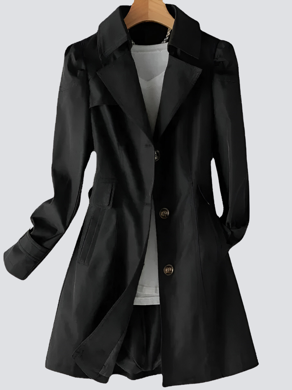 Kvinders Trench Coat Moderne Design 6