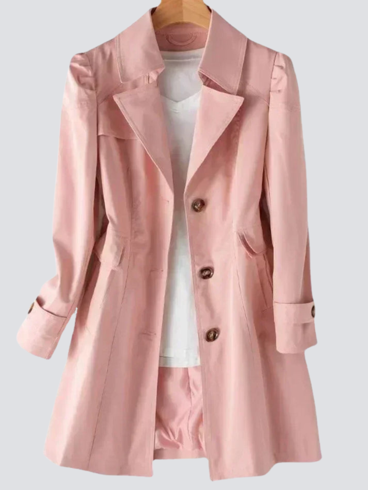 Kvinders Trench Coat Moderne Design 9