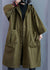 Kvinders Trench Coat med Hætte og Lommer 2