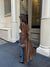 Kvinders Trenchcoat Suede Look Midi Med Bælte 2