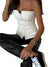 Kvinders Tube Top med One-Line Krave og Lynlås Design 0