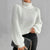 Kvinders Turtleneck Genser i Bomuldsjersey 1
