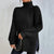 Kvinders Turtleneck Genser i Bomuldsjersey 6