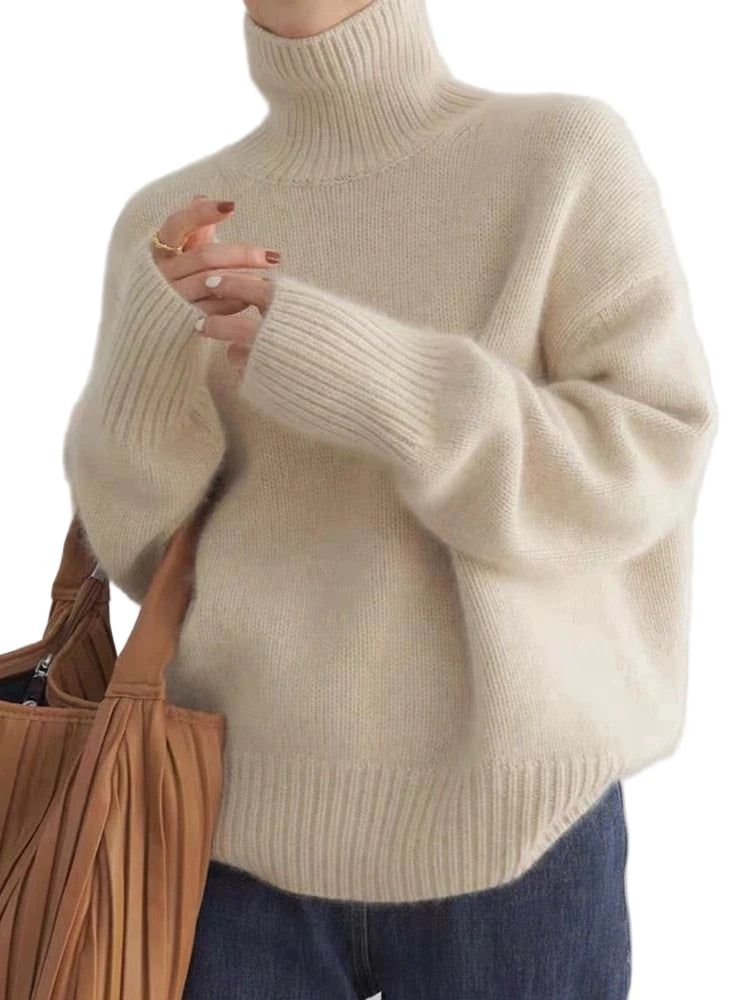 Kvinders Turtleneck Kashmirgenser 0
