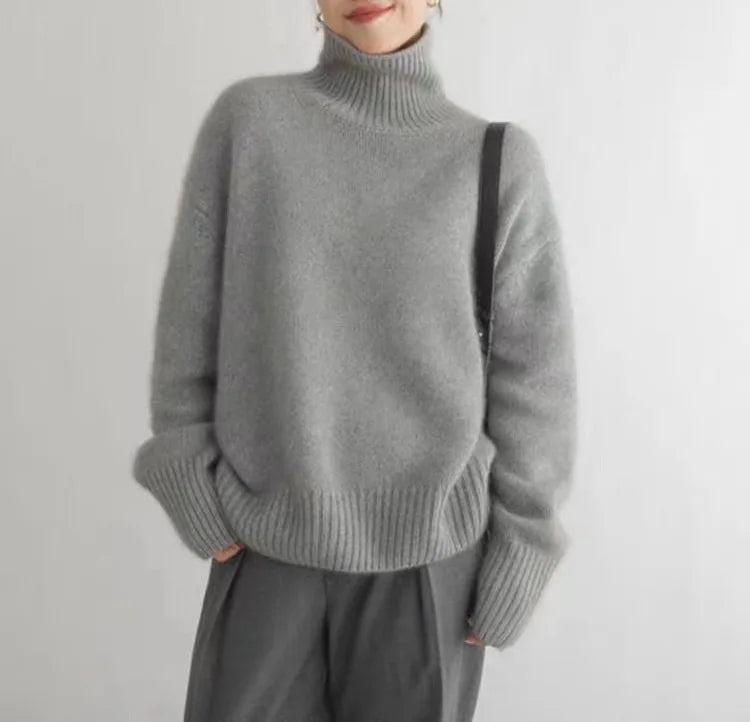 Kvinders Turtleneck Kashmirgenser 4