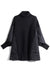 Kvinders Turtleneck Strik Sweater Patchwork Stil Langærmet 4
