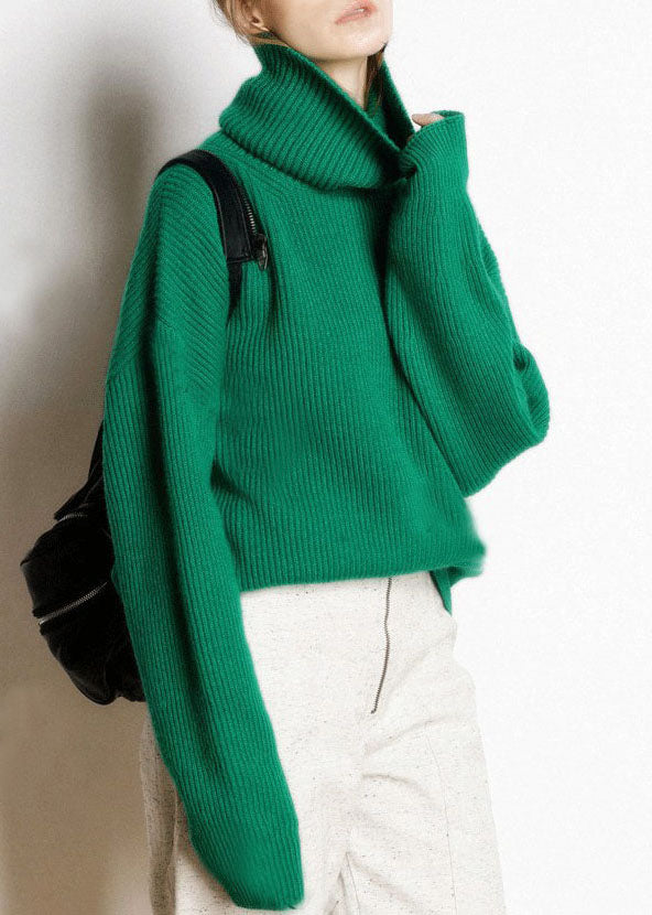 Kvinders Turtleneck Strik Top i Cashmere 1