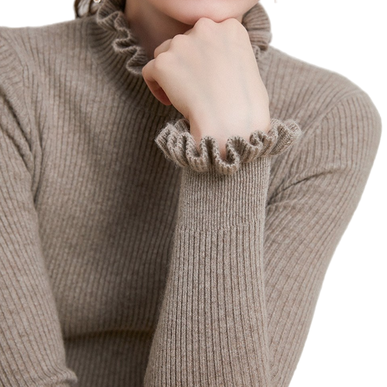 Kvinders Turtleneck Sweater Casual Stil 0