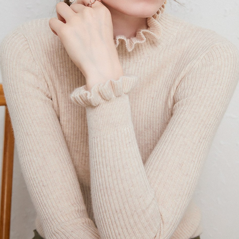 Kvinders Turtleneck Sweater Casual Stil 5