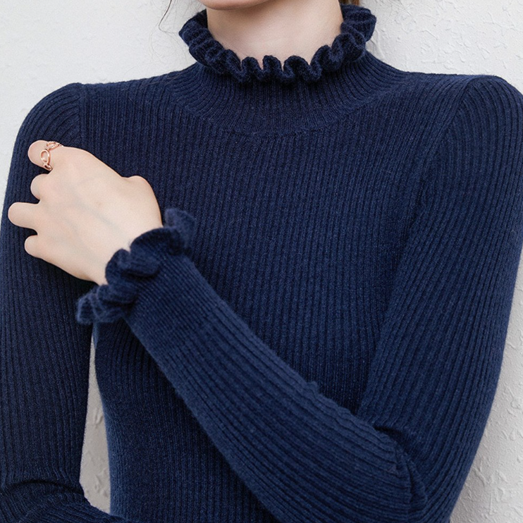 Kvinders Turtleneck Sweater Casual Stil 9