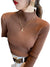 Kvinders Turtleneck Sweater Strikket Casual Langærmet Pullover 0
