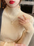 Kvinders Turtleneck Sweater Strikket Casual Langærmet Pullover 2