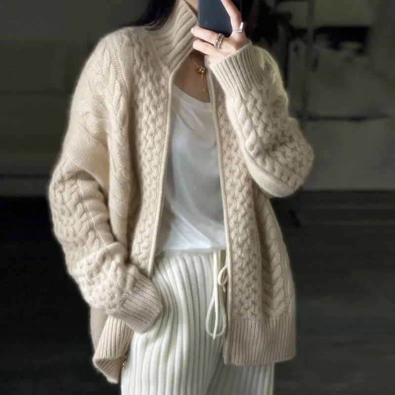 Kvinders Turtleneck Sweater i Cashmere Stil 2