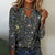 Kvinders V-Ausschnitt Glitrende Pullover Casual 2