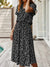 Kvinders Vintage Kjole med Mellemærmer og Leopardprint 5