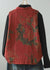 Kvinders Vintage Vest med Patches og Frynser 1