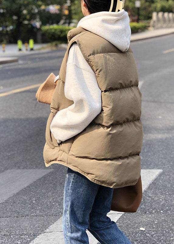 Kvinders Vinter Puffer Vest med Ståkrave 2