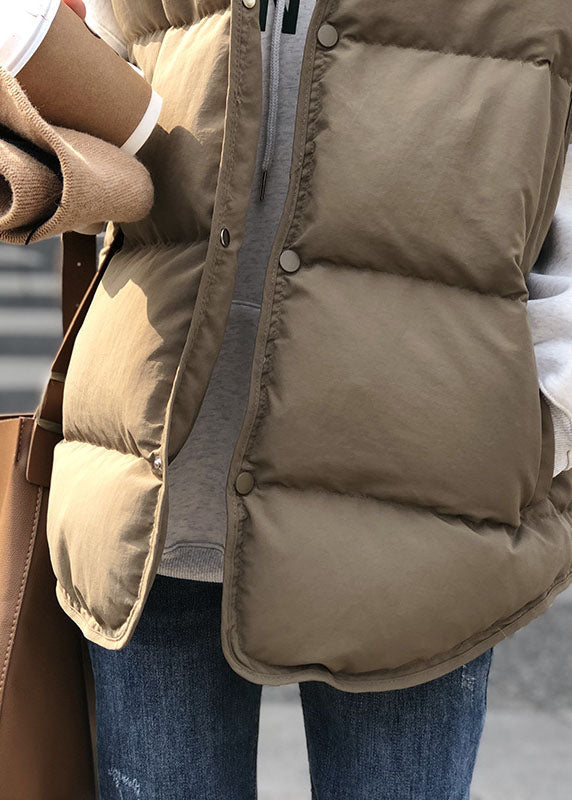 Kvinders Vinter Puffer Vest med Ståkrave 3