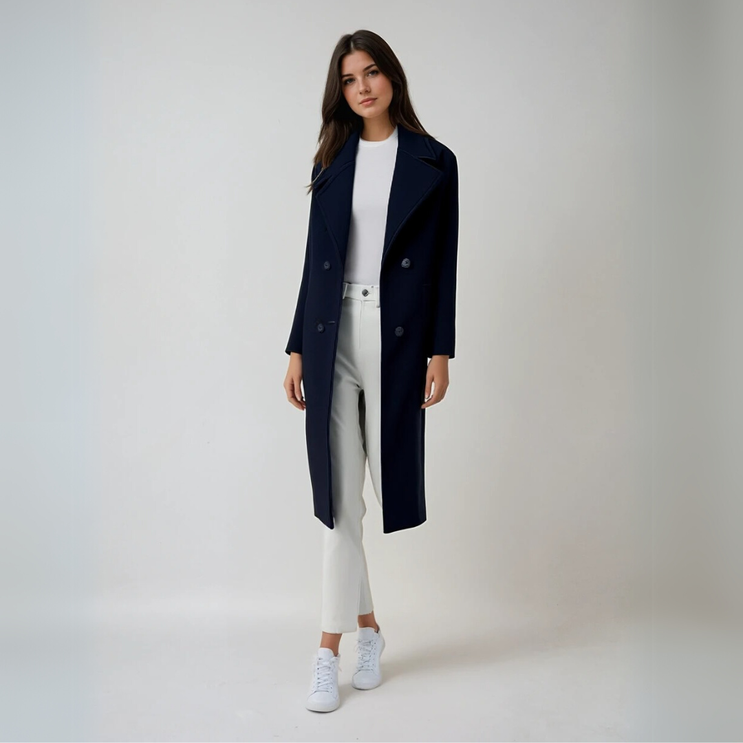 Kvinders Vinterfrakke Elegant Design Økologisk Materiale 8
