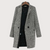 Kvinders Vinterfrakke Houndstooth Uld 3