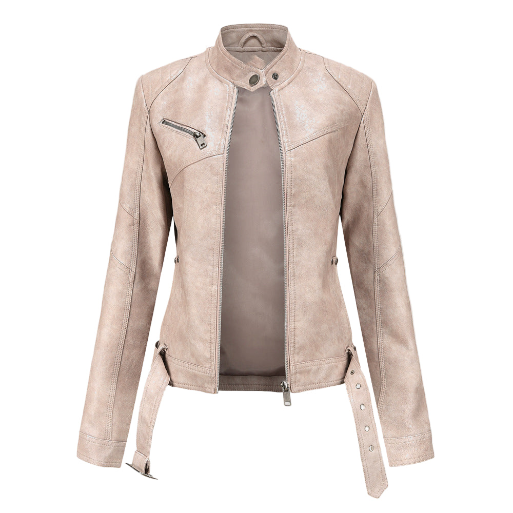 Kvinders Zipper Jakke Moderne Stil 0