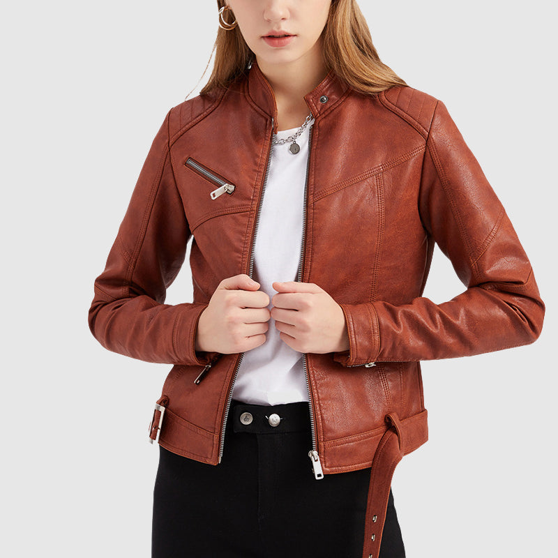 Kvinders Zipper Jakke Moderne Stil 2