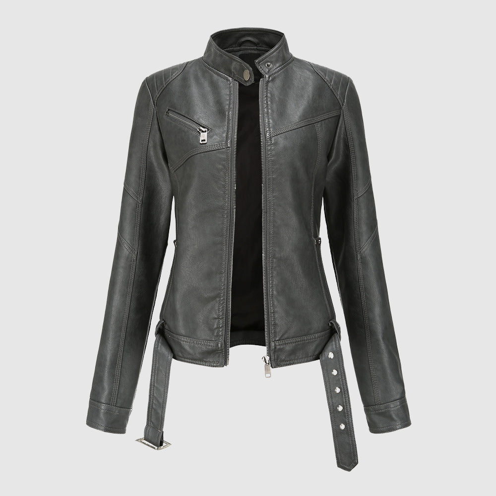 Kvinders Zipper Jakke Moderne Stil 4