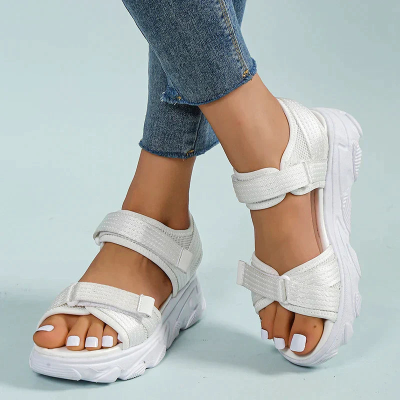 Kvinders Sandaler Elegant Komfort Syntetisk Materiale-4
