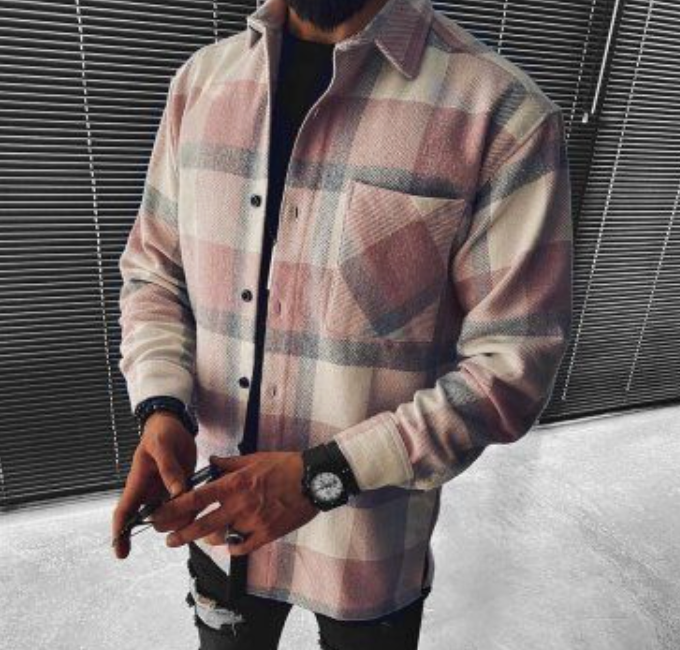 Variant image for Herre Skjorte Casual Letvægts Bomuld-2