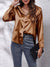 Dame Skjorte Satin Moderne Stil Elegant Pasform-6