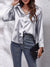 Dame Skjorte Satin Moderne Stil Elegant Pasform-1