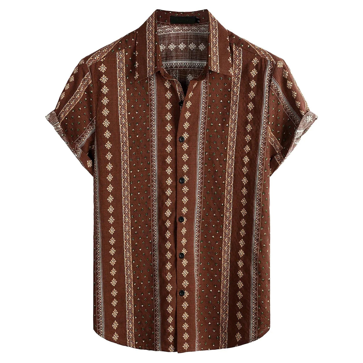 Mænds 3D-print Skjorte Afslappet Stil 1