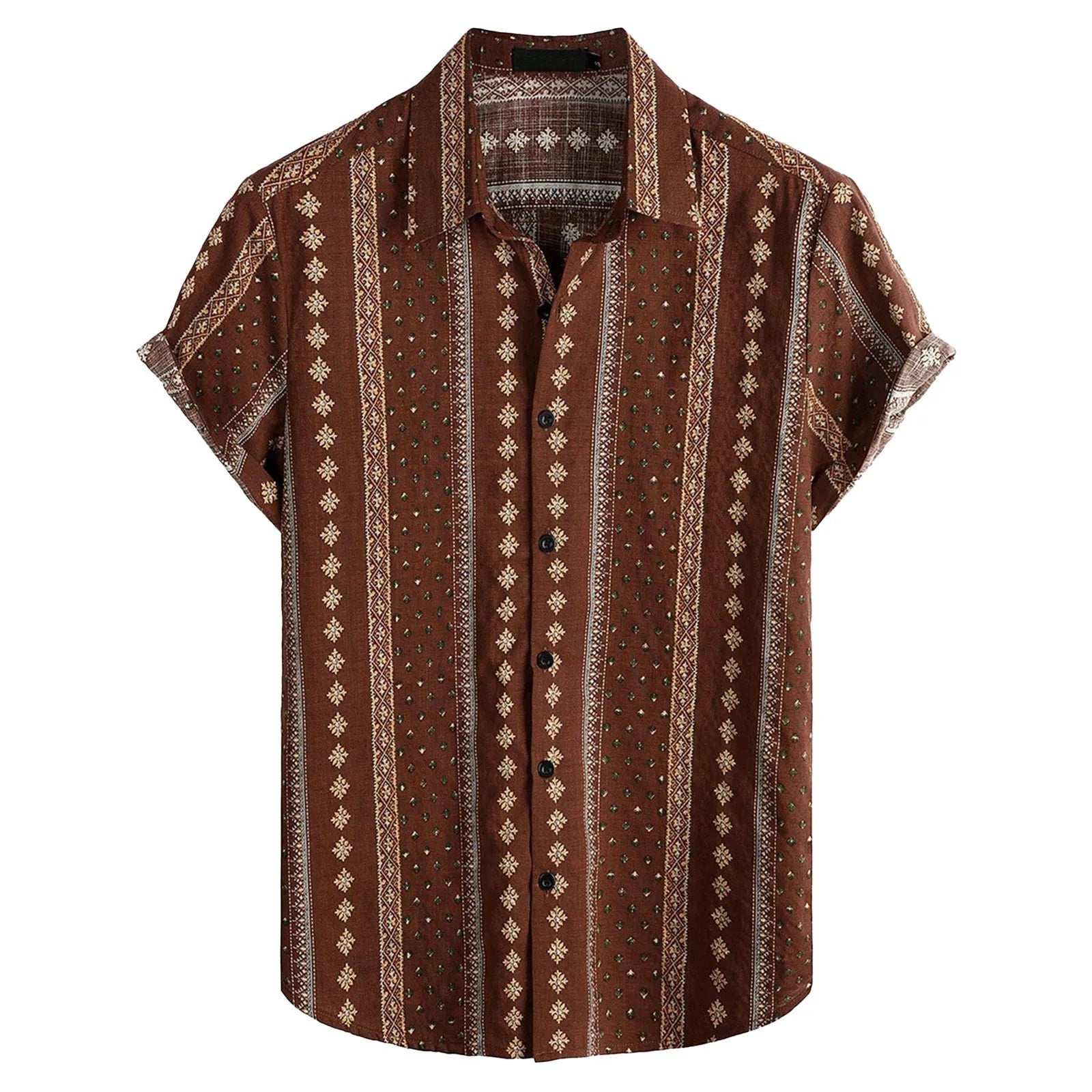 Mænds 3D-print Skjorte Afslappet Stil 1