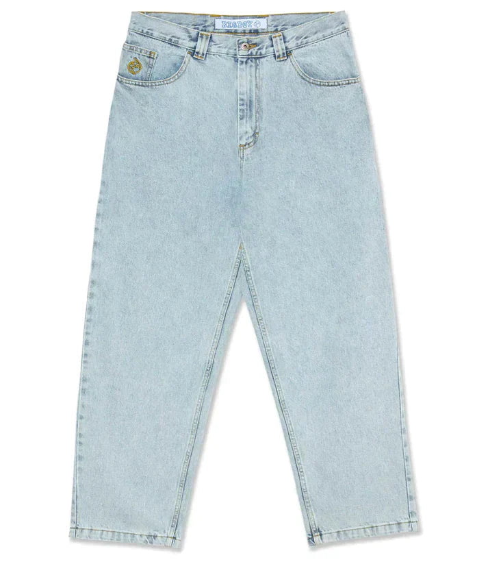 Mænds Afslappede Denimbukser Bred Ben Stil 3