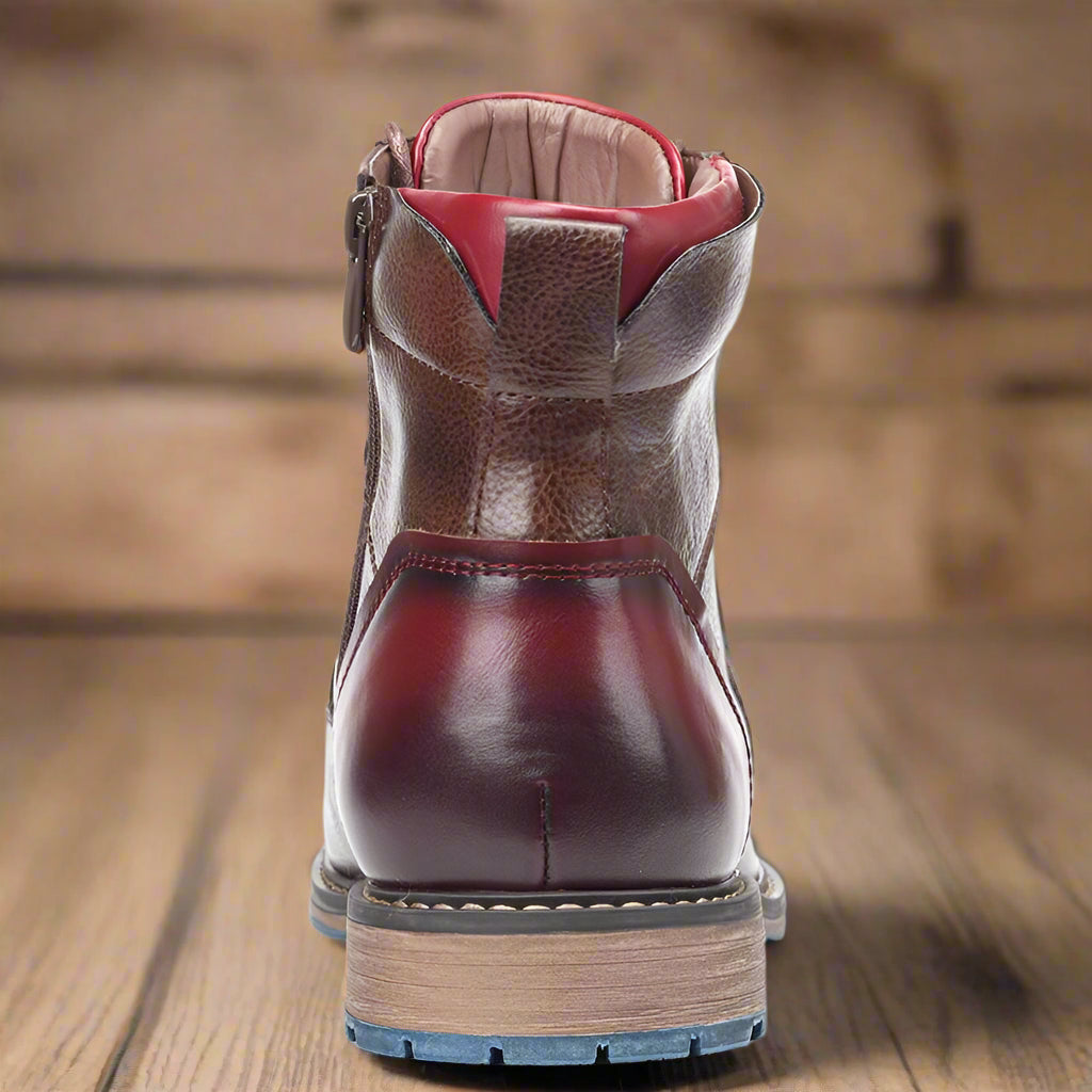 Mænds Ankelstøvler med Lynlås Design 4