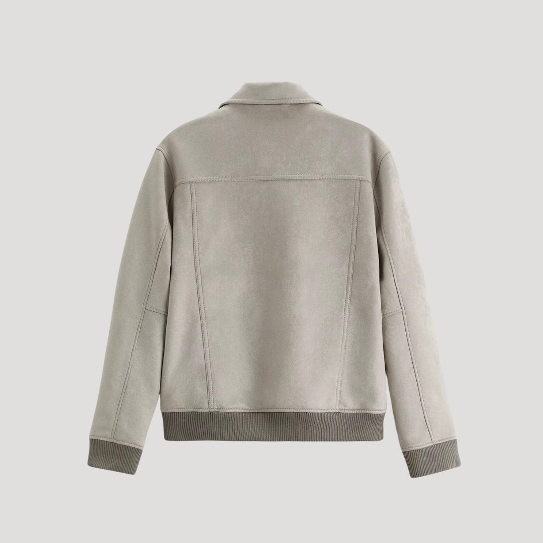 Mænds Bomberjakke med Stilfuldt Design 1