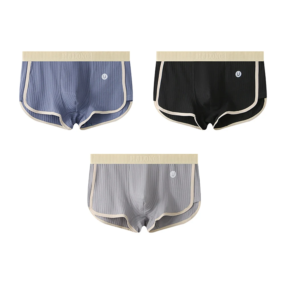 Mænds Boxershorts Sæt Ribbet Design 5