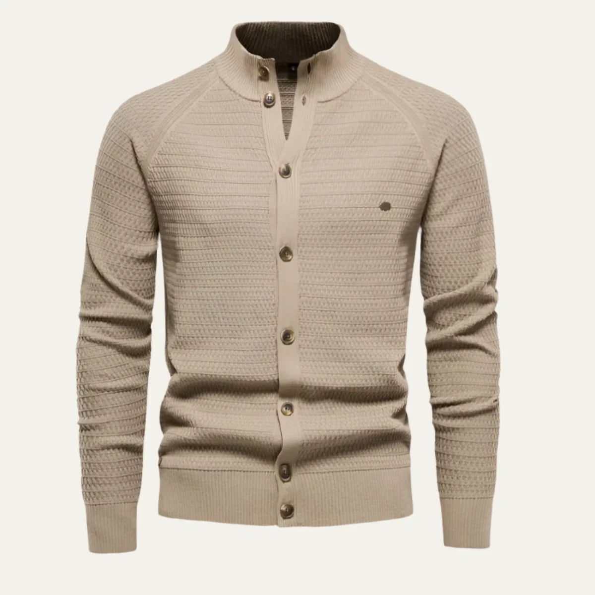 Mænds Cardigan Klassisk Design Knap-Front 3