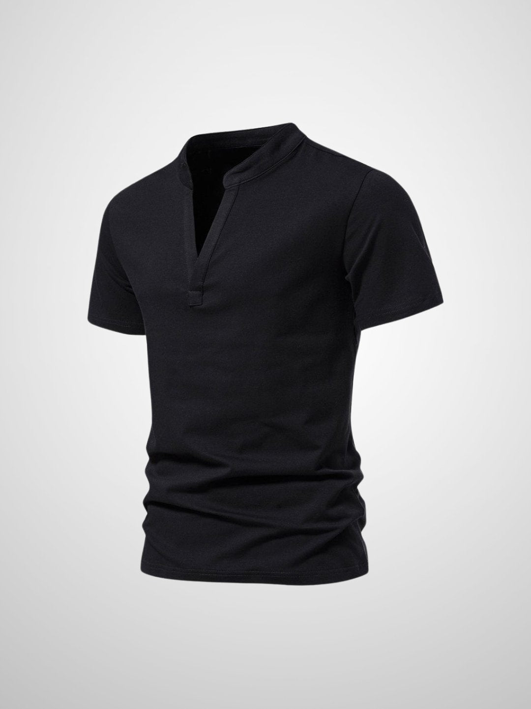 Mænds Casual Polo Shirt med V-hals og Moderne Pasform 5