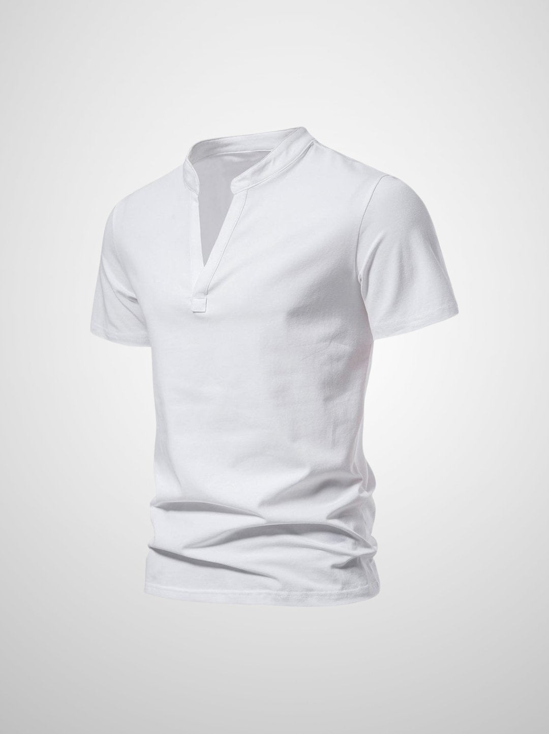 Mænds Casual Polo Shirt med V-hals og Moderne Pasform 8