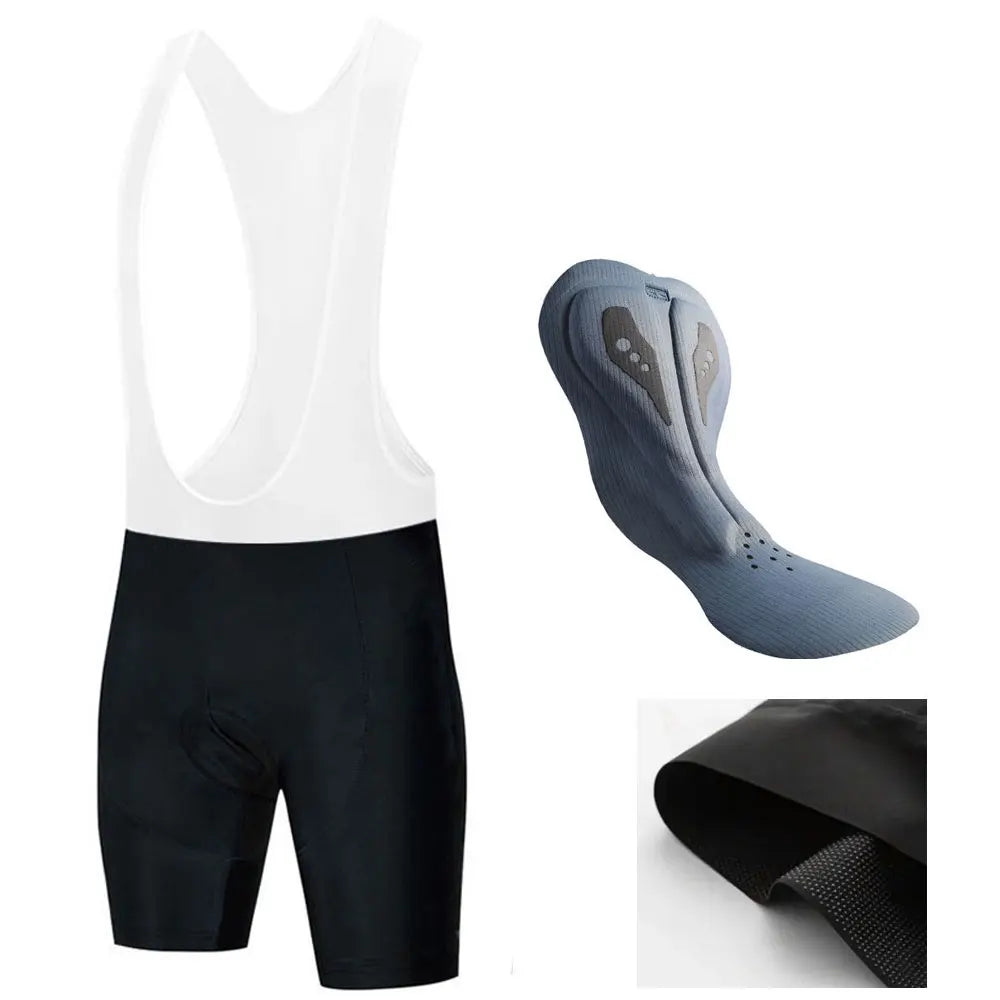 Mænds Cykelbukser med Polstring til Sommer - Åndbar MTB Bib Shorts 1