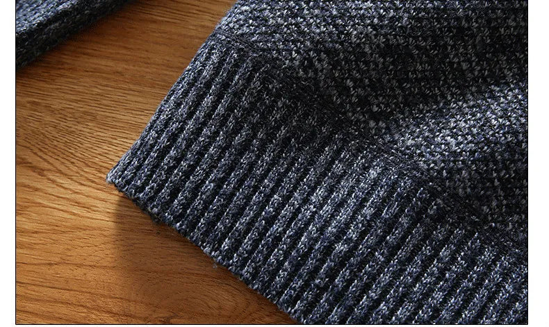 Mænds Fleece Sweater Halv-Zipper Casual 5