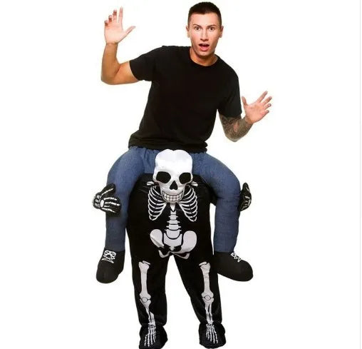 Mænds Halloween Kostume Sjovt Design Udklædning Voksne Komfortabelt Materiale 9