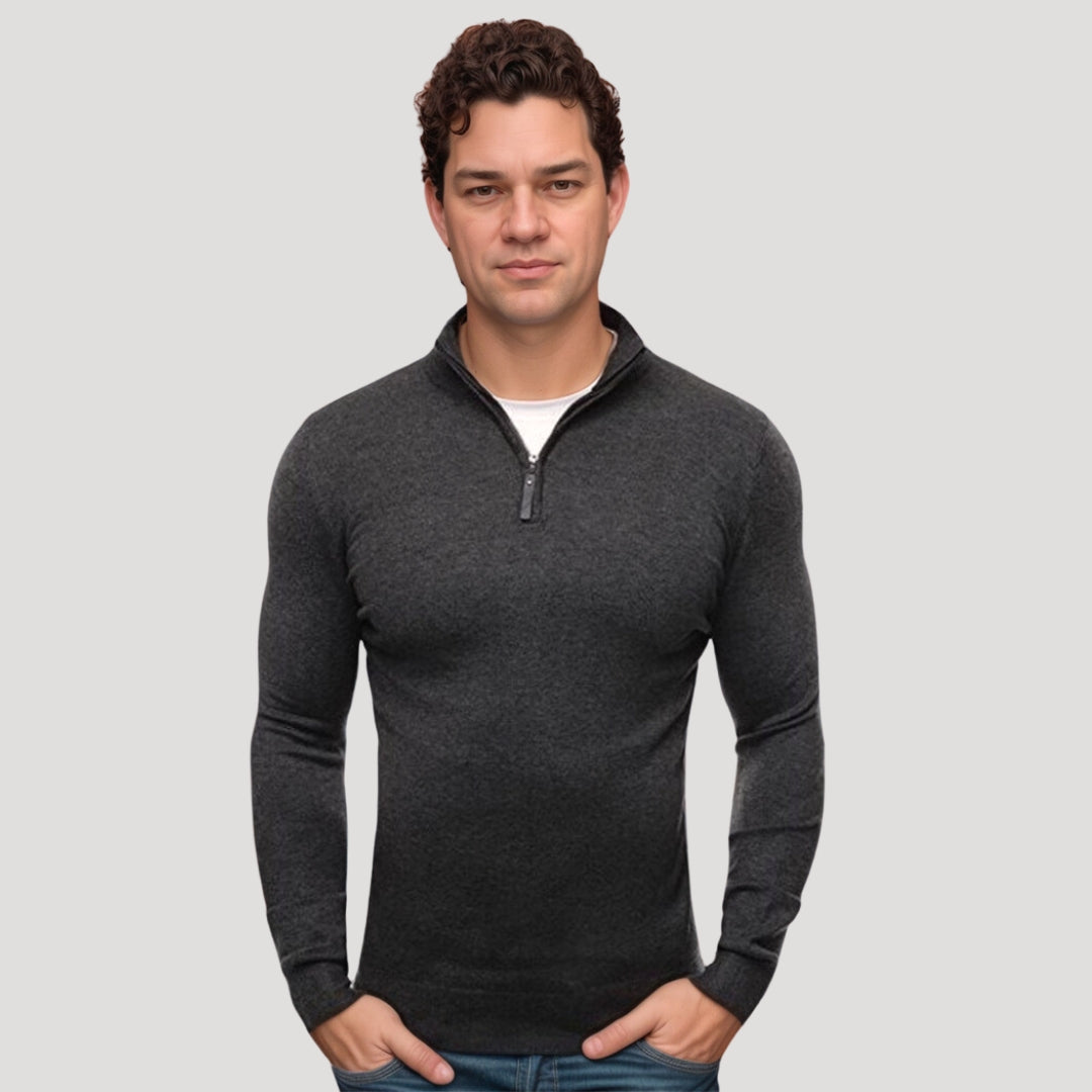 Mænds Halvtrukne Sweater Casual Stil 2