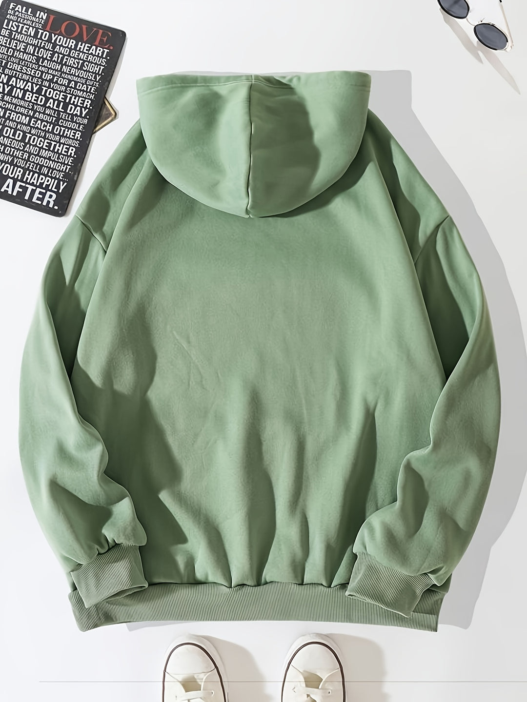 Mænds Hoodie Minimalistisk Design 7