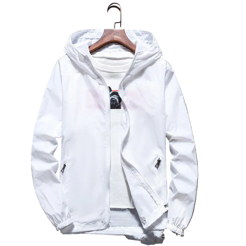 Mænds Jakke Vinter Vindbestandig Med Hætte 0